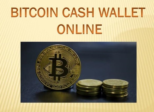 Product picture wallet file with 1 Bitcoin Cash balance